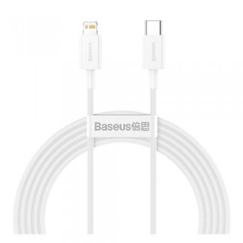 Καλώδιο Σύνδεσης USB 2.0 Baseus Superior Series USB C σε Lightning 20W 1m Λευκό