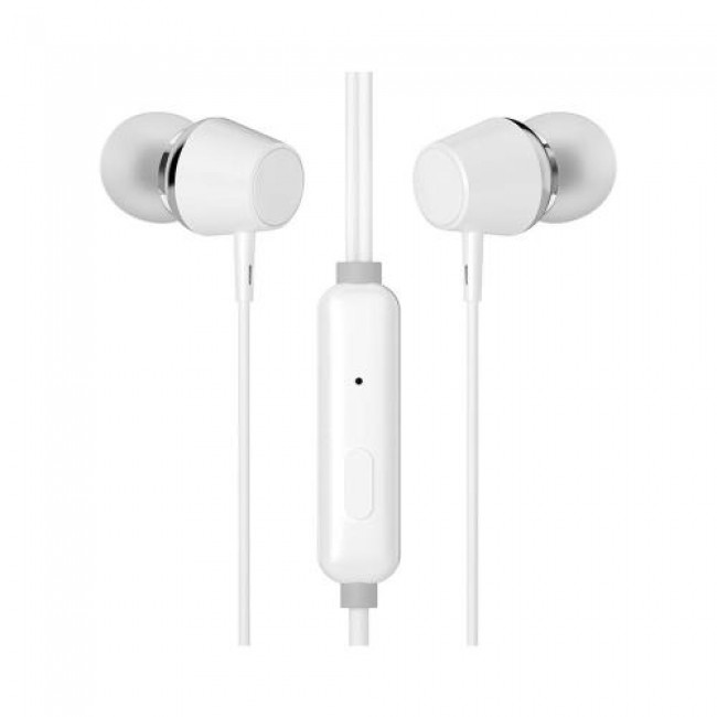 Hands Free Stereo HP DHE-7000 3.5mm Λευκό