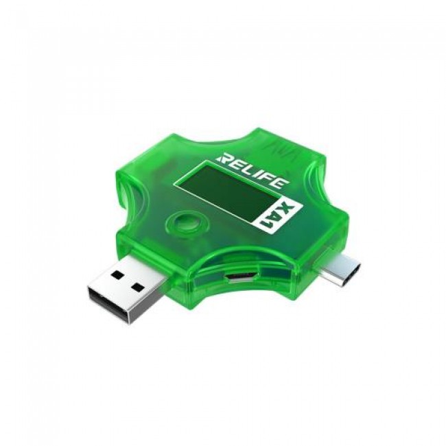 Διαγνωστικό USB A και USB C Relife XA1 με Οθόνη Μέτρησης Τάσης - Κατανάλωσης - Φόρτισης Διαγνωστικό USB A και USB C Relife XA1 με Οθόνη Μέτρησης Τάσης - Κατανάλωσης - Φόρτισης