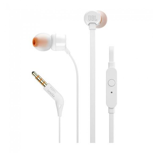 Hands Free Stereo JBL Tune T160 3.5mm Λευκό
