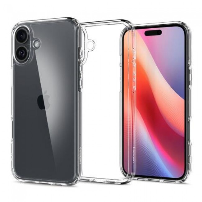 Θήκη TPU & PC Spigen Ultra Hybrid Apple iPhone 16 Διάφανο