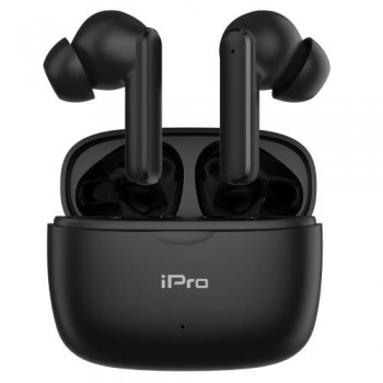 True Wireless Ακουστικά Bluetooth iPro TW300 Plus Μαύρο