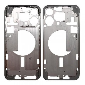 Μεσαίο Πλαίσιο Apple iPhone 15 Pro Max Titanium Λευκό (OEM)