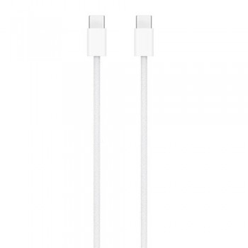 Kαλώδιο Apple Braided MW493 USB C σε USB C 60W 1m Λευκό (Ασυσκευαστό)