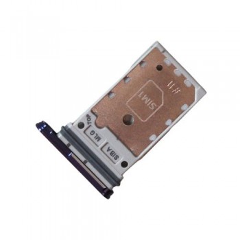 Βάση Κάρτας Sim & SD Samsung S921B Galaxy S24 5G/ S926B Galaxy S24 Plus 5G Βιολετί (Original)