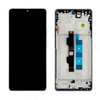 Οθόνη με Touch Screen & Μεσαίο Πλαίσιο Xiaomi Redmi Note 13 Pro 4G Μωβ (Original)