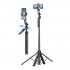 Ασύρματο Selfie Stick & Τρίποδο Devia ES086 C17 με AI Face Tracking για Smartphones Πλάτους 65 έως 95mm Μαύρο
