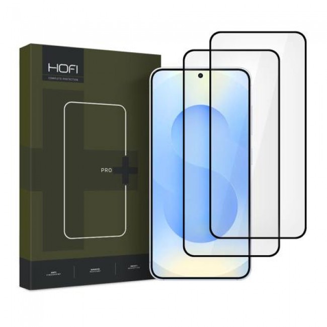 Tempered Glass Full Face Hofi Pro+ Samsung Galaxy S25 Plus 5G Μαύρο (2 τεμ.) Tempered Glass Full Face Hofi Pro+ Samsung Galaxy S25 Plus 5G Μαύρο (2 τεμ.)