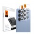 Προστατευτικό Κάλυμμα Κάμερας Spigen Optik.tR EZ-FIT για Τζαμάκι Κάμερας Samsung S938B Galaxy S25 Ultra 5G Μαύρο (2 τεμ.)