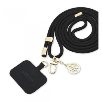 Universal Λουράκι Λαιμού Guess για Θήκες Κινητών 4G CBDY Nylon Μαύρο