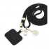 Universal Λουράκι Λαιμού Guess για Θήκες Κινητών 4G CBDY Nylon Μαύρο