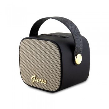 Φορητό Ηχείο Bluetooth Guess PU Leather 5W Μαύρο