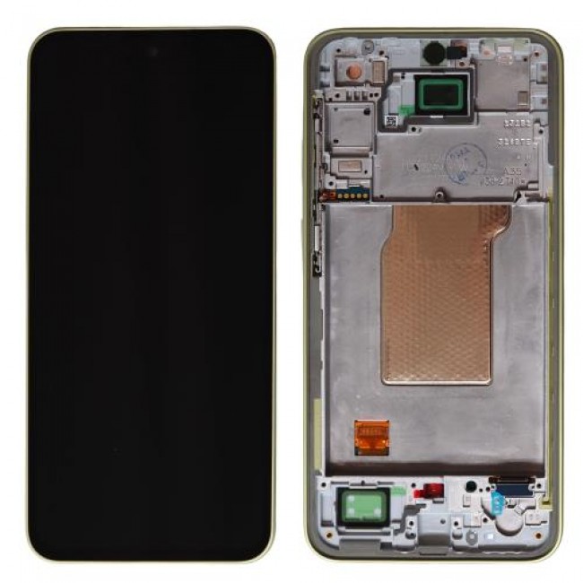 Οθόνη με Touch Screen & Μπροστινή Πρόσοψη Samsung A356B Galaxy A35 5G Κίτρινο (Original) Οθόνη με Touch Screen & Μπροστινή Πρόσοψη Samsung A356B Galaxy A35 5G Κίτρινο (Original)