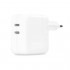 Φορτιστής Ταξιδίου με Διπλή Έξοδο USB C Apple MW2K3 35W Λευκό