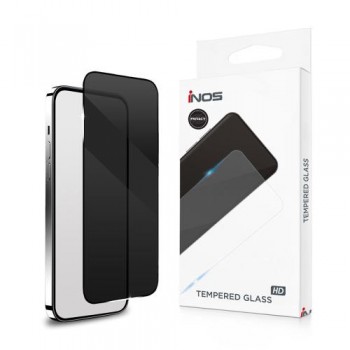 Tempered Glass Full Face Privacy inos 0.33mm Samsung Galaxy S25 5G Μαύρο