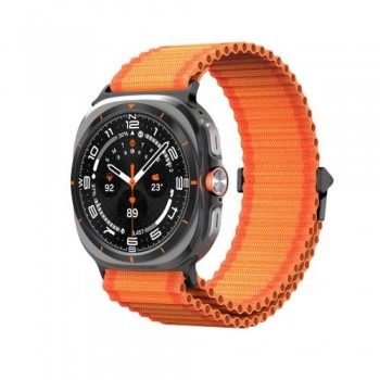Λουράκι Dux Ducis Nylon Woven YC Series Samsung Watch Ultra 47mm Πορτοκαλί