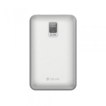 Φορτιστής Ανάγκης Devia EP208 MINI 22.5W 20000mAh με 2 Ενσωματωμένα Καλώδια Ultra4 Γκρι