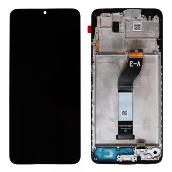 Οθόνη με Touch Screen & Μεσαίο Πλαίσιο Xiaomi Redmi 13C 5G Μαύρο (Original)