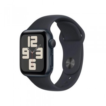 Apple Watch SE (2 Gen) GPS 44mm Μαύρο with Sport Band Μαύρο