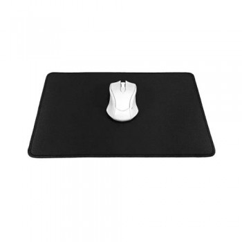 Mousepad 35x25cm με Μαύρες Ραφές Μαύρο (1 τεμ.)