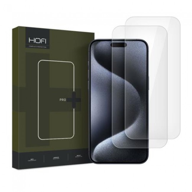 Tempered Glass Full Face Hofi Pro+ Apple iPhone 16 Pro Max Διάφανο (2 τεμ.) Tempered Glass Full Face Hofi Pro+ Apple iPhone 16 Pro Max Διάφανο (2 τεμ.)
