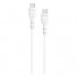 Καλώδιο Σύνδεσης USB 2.0 Devia EC151 USB C σε USB C 1m Kintone Eco-Friendly Λευκό