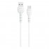 Καλώδιο Σύνδεσης USB 2.0 Devia EC305 USB A σε USB C 1m Kintone Eco-Friendly Λευκό