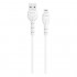 Καλώδιο Σύνδεσης USB 2.0 Devia EC406 USB A σε Lightning 1m Kintone Eco-Friendly Λευκό