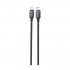 Καλώδιο Σύνδεσης USB 2.0 Foneng X119 Zinc Alloy Head Braided USB C σε USB C 100W 1m Μαύρο