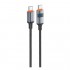 Καλώδιο Σύνδεσης USB 2.0 Foneng X116 Power Display Aluminum Alloy Braided USB C σε USB C 60W 1.2m Μαύρο