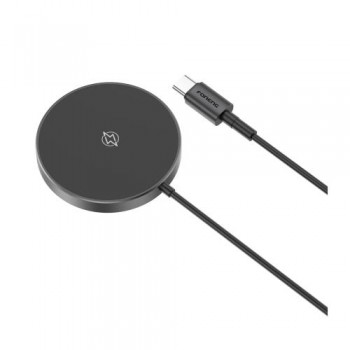 Ασύρματη Βάση Φόρτισης Μαγνητική Mini Foneng W03 15W με Stand & Καλώδιο 1m Μαύρο