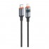 Καλώδιο Σύνδεσης USB 2.0 Foneng X116 Power Display Aluminum Alloy Braided USB C σε Lightning PD 27W 1.2m Μαύρο