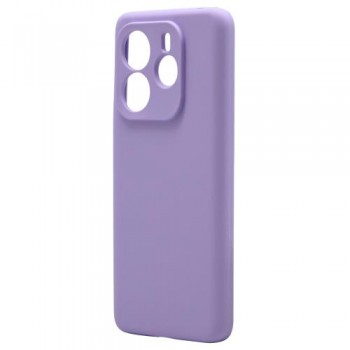 Θήκη Liquid Silicon inos Xiaomi Redmi Note 14 5G Velvet Βιολετί