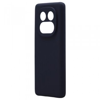 Θήκη Liquid Silicon inos Xiaomi Redmi Note 14 Pro Plus 5G Velvet Σκούρο Μπλε