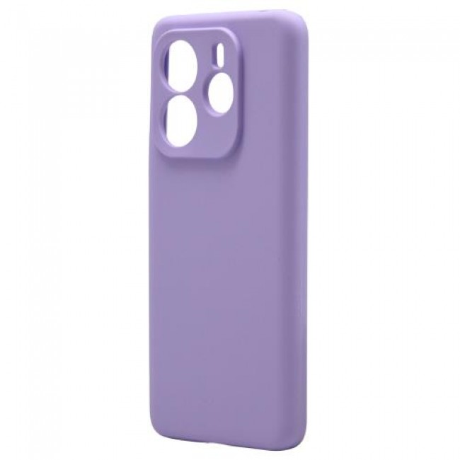 Θήκη Liquid Silicon inos Xiaomi Redmi Note 14 4G Velvet Βιολετί
