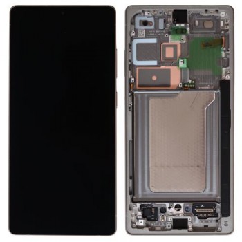 Οθόνη με Touch Screen & Μπροστινή Πρόσοψη Samsung S938B Galaxy S25 Ultra 5G Titanium Ασημί (Original)