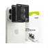 Tempered Glass Ringke Lens Frame για Τζαμάκι Κάμερας Apple iPhone 17 Μαύρο (2 τεμ)