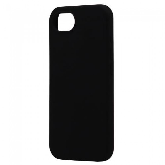 Θήκη Liquid Silicon inos Apple iPhone 16e 5G Velvet Μαύρο Θήκη Liquid Silicon inos Apple iPhone 16e 5G Velvet Μαύρο