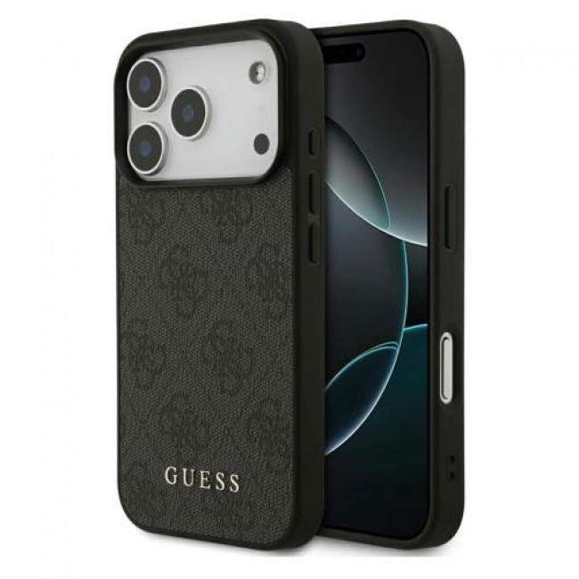 Θήκη PU Guess Apple iPhone 17 Pro Hardcase Classic Logo 4G Μαύρο Θήκη PU Guess Apple iPhone 17 Pro Hardcase Classic Logo 4G Μαύρο