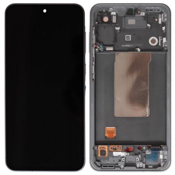 Οθόνη με Touch Screen & Μπροστινή Πρόσοψη Samsung A566 Galaxy A56 5G Μαύρο (Original)