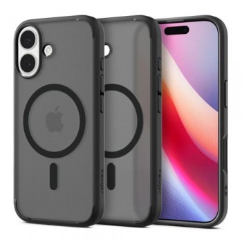 Θήκη TPU & PC Spigen Ultra Hybrid Mag Magsafe Apple iPhone 17 Frost Μαύρο