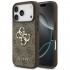 Θήκη PU Guess Apple iPhone 17 Pro Hardcase Big Logo 4G Καφέ