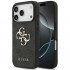 Θήκη PU Guess Apple iPhone 17 Pro Hardcase Big Logo 4G Μαύρο