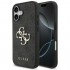 Θήκη PU Guess Apple iPhone 17 Hardcase Big Logo 4G Μαύρο