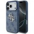 Θήκη PU Guess Apple iPhone 17 Pro Max Hardcase Big Logo 4G Μπλε