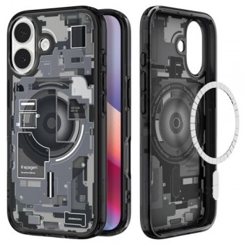 Θήκη TPU & PC Spigen Ultra Hybrid Mag Magsafe Apple iPhone 17 Zero One Μαύρο
