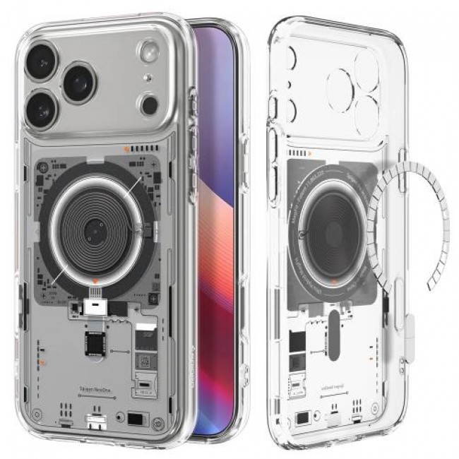 Θήκη TPU & PC Spigen Ultra Hybrid Magsafe Apple iPhone 17 Pro Max Neo One Διάφανο Θήκη TPU & PC Spigen Ultra Hybrid Magsafe Apple iPhone 17 Pro Max Neo One Διάφανο