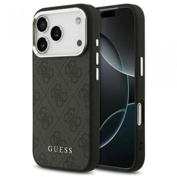 Θήκη PU Guess MagSafe Apple iPhone 17 Pro Hardcase Classic Logo 4G Μαύρο Θήκη PU Guess MagSafe Apple iPhone 17 Pro Hardcase Classic Logo 4G Μαύρο