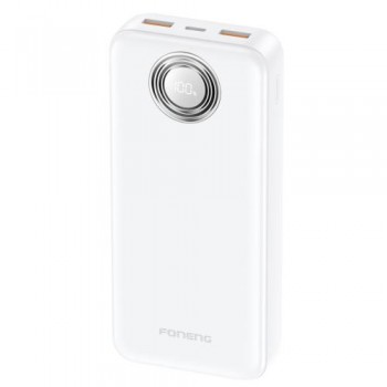 Φορτιστής Ανάγκης Foneng PX102 PD 22.5W 20000mAh με 2 Θύρες USB A & 1 Θύρα USB C Λευκό