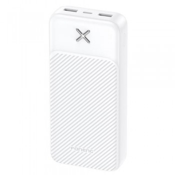 Φορτιστής Ανάγκης Foneng PX110 10W 20000mAh με 2 Θύρες USB A Λευκό